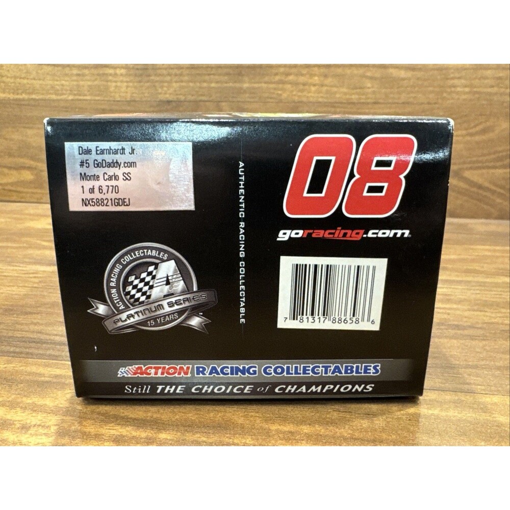1:24 2008 ACTION #5 GODADDY.COM MONTE CARLO DALE EARNHARDT JR 1 Of 6,770 - Picture 11 of 15
